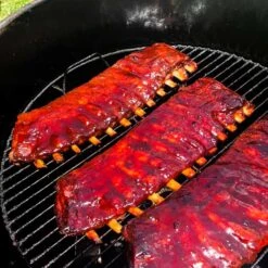 Gateway Drum Smokers Sizzle Edition 55 Gallon Charcoal BBQ Smoker - Gloss Charcoal -Kitchen BBQ Sale Gateway Drum Smokers 55 Gallon Charcoal BBQ Smoker Ribs