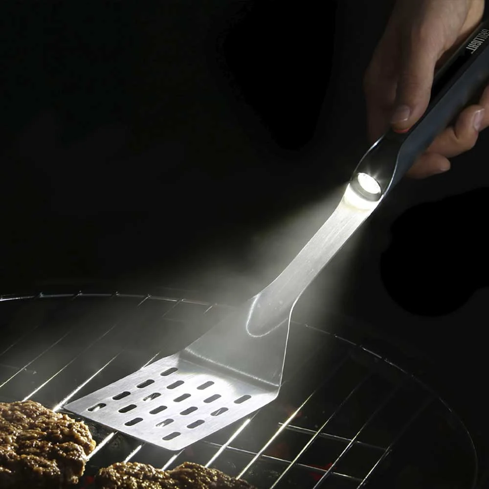 GrilLight 18-Inch Restaurant-Grade Stainless Steel BBQ Spatula With LED Light 6 GrilLight 18-Inch Restaurant-Grade Stainless Steel BBQ Spatula With LED Light - Image 4
