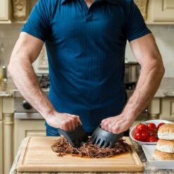 GrilLight GrillClaw Meat Shredder Bear Claws - Comfy Ergonomic Grip | Strong Enough To Lift 50 Lbs | FDA Approved, BPA Free -Kitchen BBQ Sale GrilLight GrillClaw Meat Shredder Bear Claws Comfy Ergonomic Grip Strong Enough to Lift 50 Lbs FDA Approved BPA Free Model