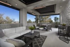 Infratech C-Series 61 1/4-Inch 4000W Single Element Electric Infrated Patio Heater - 240V - Stainless Steel -Kitchen BBQ Sale Infratech C Series Lifestyle