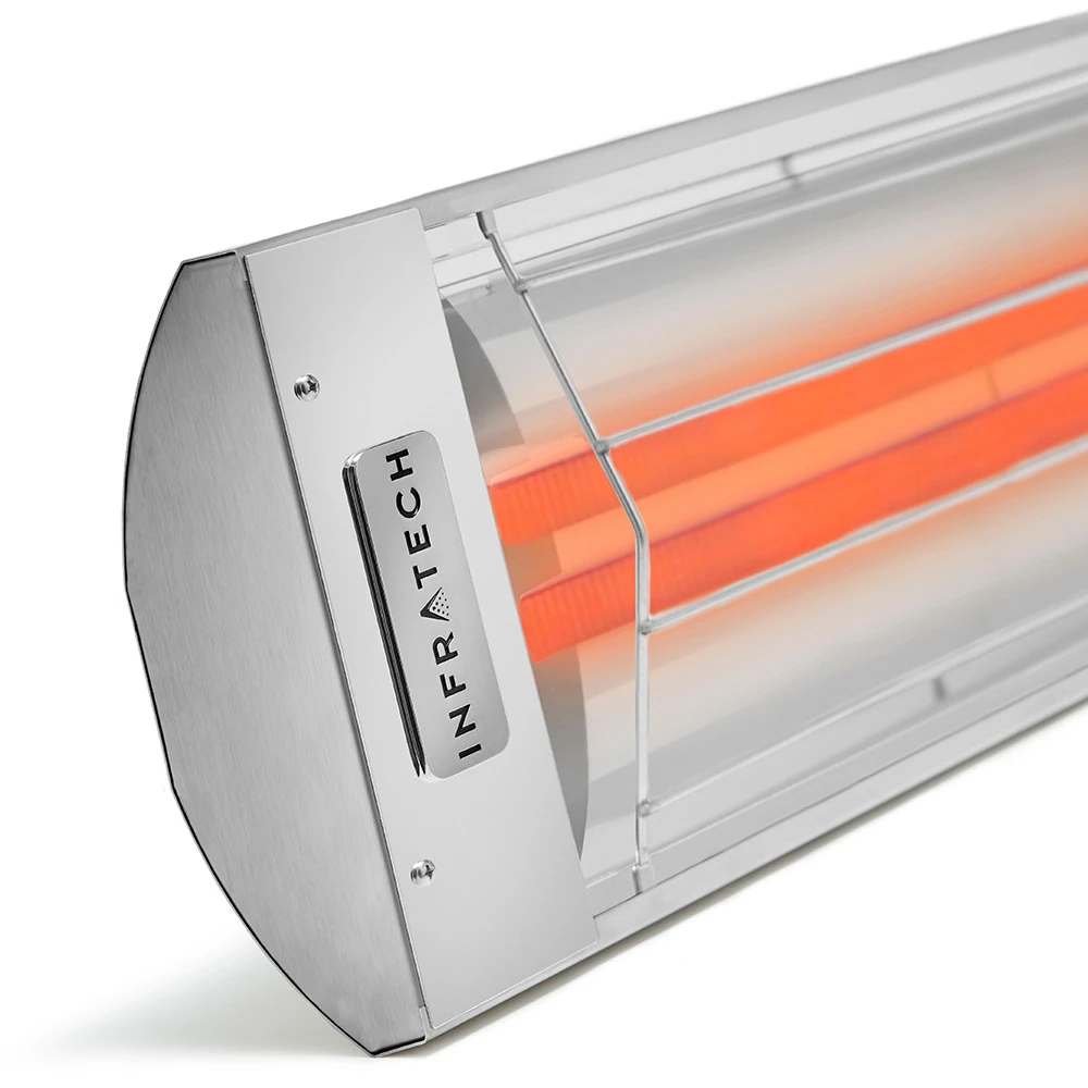 Infratech CD-Series 61 1/4-Inch 6000W Dual Element Electric Infrated Patio Heater - 240V - Stainless Steel 3 Infratech CD-Series 61 1/4-Inch 6000W Dual Element Electric Infrated Patio Heater - 240V - Stainless Steel