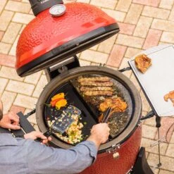 Kamado Joe Classic Joe III 18-Inch Charcoal Ceramic Kamado Grill 15 Kamado Joe Classic Joe III 18-Inch Charcoal Ceramic Kamado Grill -Kitchen BBQ Sale Kamado Joe Classic Joe III 18 Inch Ceramic Grill KJ23RHCI A Lifestyle Cooking