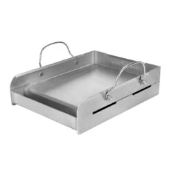 Little Griddle Professional Series Half-Size 14-Inch X 16-Inch Stainless Steel BBQ Griddle -Kitchen BBQ Sale Little Griddle Professional Series Half Size 14 Inch x 16 Inch Stainless Steel BBQ Griddle GQ 230 Side View