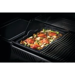 Napoleon Grill Roasting Pan -Kitchen BBQ Sale Low Res JPG 56055 Roasting Pan InUse Chicken Veggies
