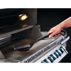 Napoleon Natural Fiber Grill Brush With Grid Scraper -Kitchen BBQ Sale Low Res JPG 62053 PalmyraCleaningBrush InUse Brush