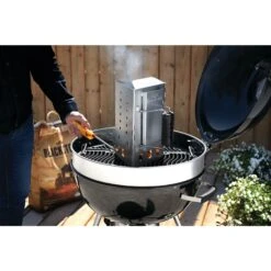 Napoleon Jetfire Chimney Starter 9 Napoleon Jetfire Chimney Starter -Kitchen BBQ Sale Low Res JPG 67801 FoldableTriangleCharcoalStarterChimney InUse Step2