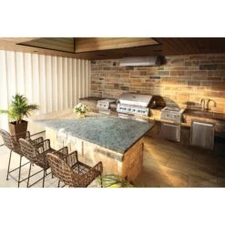 Napoleon Built-In 700 Series 44-Inch Natural Gas Grill With Dual Infrared Rear Burners - Stainless Steel -Kitchen BBQ Sale Low Res JPG 700 Series BIG44RIB Life NO PEOPLE 1