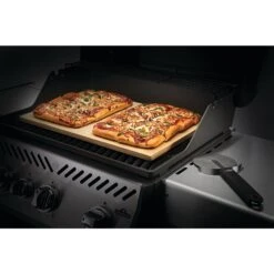Napoleon Rectangular Baking Stone -Kitchen BBQ Sale Low Res JPG 70008 Rectangular Baking Stone InUse Pizza