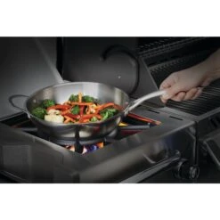Napoleon 12-Inch Stainless Steel Wok 6 Napoleon 12-Inch Stainless Steel Wok -Kitchen BBQ Sale Low Res JPG 70028 StainlessSteelWok InUse