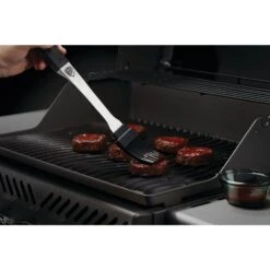 Napoleon Stainless Steel Executive 3-Piece BBQ Toolset -Kitchen BBQ Sale Low Res JPG 70036 PresEd 3pc Toolset InUse StartBurgers