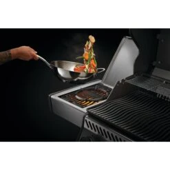 Napoleon Cast Iron Wok Station Ring -Kitchen BBQ Sale Low Res JPG 70128 Wok Station Kit InUse TossingFood