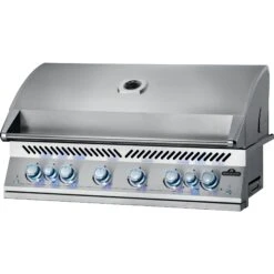 Napoleon Built-In 700 Series 44-Inch Natural Gas Grill With Dual Infrared Rear Burners - Stainless Steel -Kitchen BBQ Sale Low Res JPG BIG44RB Grillhead Ang Closed KnobsOn 1
