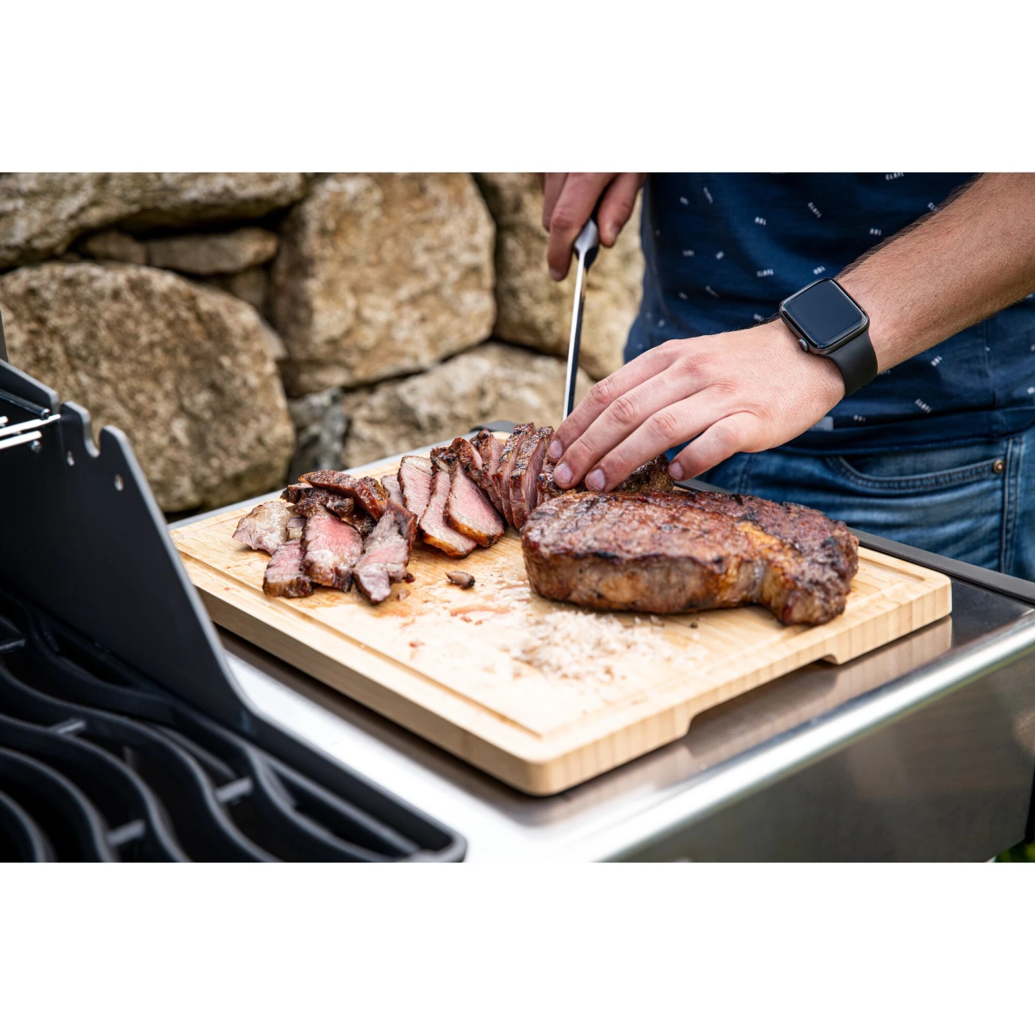 Napoleon 13-Inch Bamboo Cutting Board 6 Napoleon 13-Inch Bamboo Cutting Board - Image 4