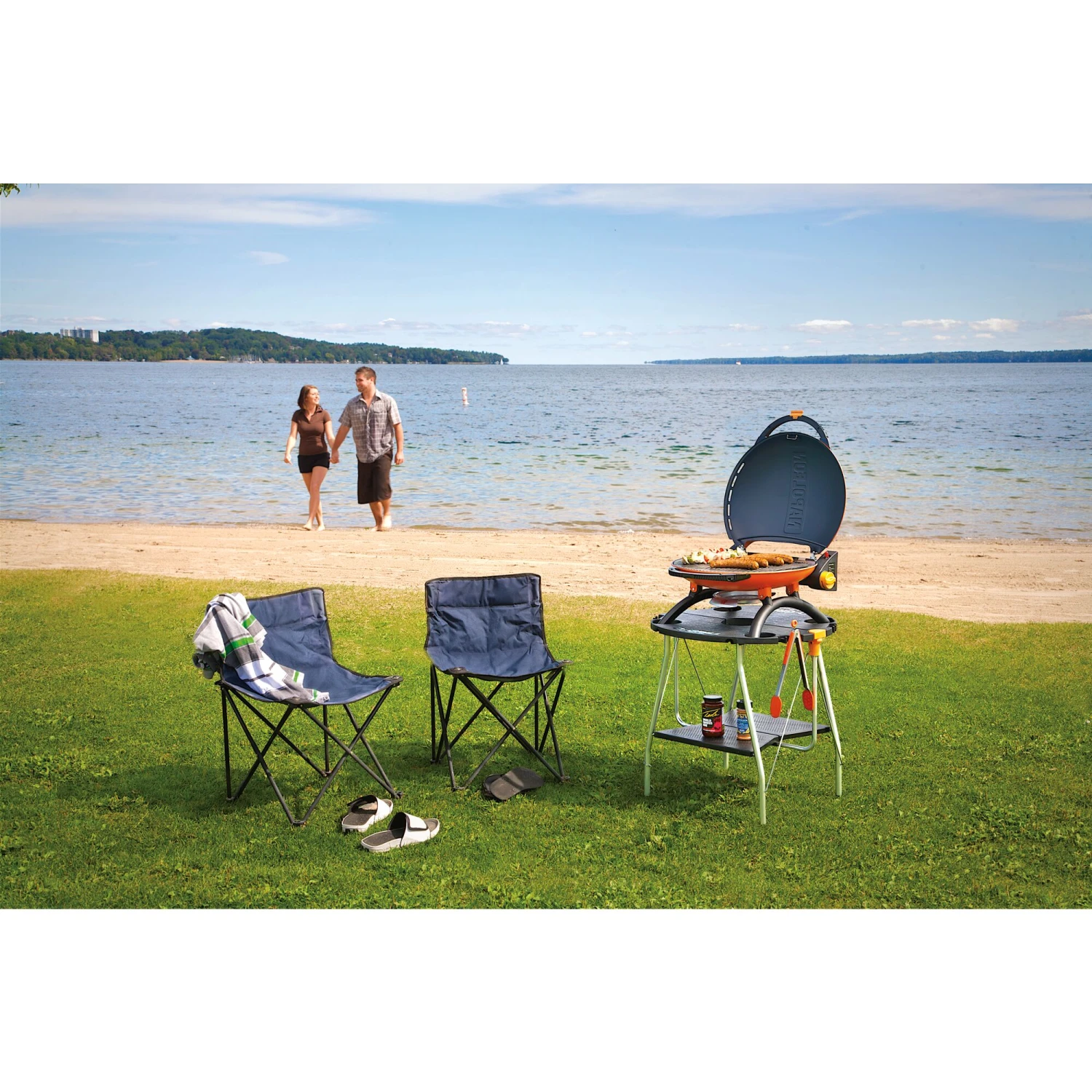 Napoleon TravelQ 2225 Portable Propane Gas Grill - Orange 4 Napoleon TravelQ 2225 Portable Propane Gas Grill - Orange - Image 2