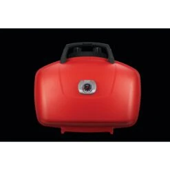 Napoleon TravelQ 285 Portable Propane Gas Grill With Griddle - Red -Kitchen BBQ Sale Low Res JPG TQ285 Detail Horizontal Lid Red