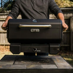 Masterbuilt 28-Inch Portable Charcoal Grill And Smoker 9 Masterbuilt 28-Inch Portable Charcoal Grill And Smoker -Kitchen BBQ Sale MB20040522 Holding Etail 07 1024x