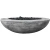 Prism Hardscapes Moderno 70 70-Inch 125,000 BTU Natural Gas Round Match Lit Fire Pit Bowl - Pewter -Kitchen BBQ Sale Moderno 70 pew scaled 1