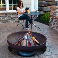 Ohio Flame Patriot 30-Inch Wood Burning Fire Pit 21 Ohio Flame Patriot 30-Inch Wood Burning Fire Pit -Kitchen BBQ Sale Ohio Flame Patriot 30 Inch Wood Burning Fire Pit OF30FPNSF Reading