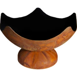 Ohio Flame Stellar 30-Inch Wood Burning Artisan Fire Pit -Kitchen BBQ Sale Ohio Flame Stellar 30 Inch Wood Burning Artisan Fire Pit OF30ABST Top View