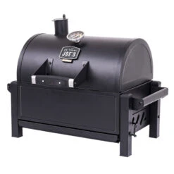 Oklahoma Joe's 17-Inch Rambler Tabletop Charcoal Grill -Kitchen BBQ Sale Oklahoma Joes 17 Inch Rambler Tabletop Charcoal Grill 19402088 Side View