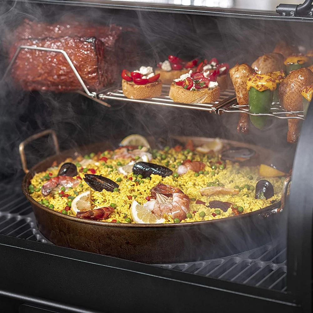 Oklahoma Joe's 19-inch Carbon Steel Deep Dish Pan 3 Oklahoma Joe's 19-inch Carbon Steel Deep Dish Pan - Image 2