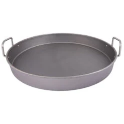 Oklahoma Joe's 19-inch Carbon Steel Deep Dish Pan 8 Oklahoma Joe's 19-inch Carbon Steel Deep Dish Pan -Kitchen BBQ Sale Oklahoma Joes 19 inch Carbon Steel Deep Dish Pan 1996978P04 Front View