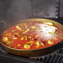 Oklahoma Joe's 19-inch Carbon Steel Deep Dish Pan 9 Oklahoma Joe's 19-inch Carbon Steel Deep Dish Pan -Kitchen BBQ Sale Oklahoma Joes 19 inch Carbon Steel Deep Dish Pan 1996978P04 Lifestyle