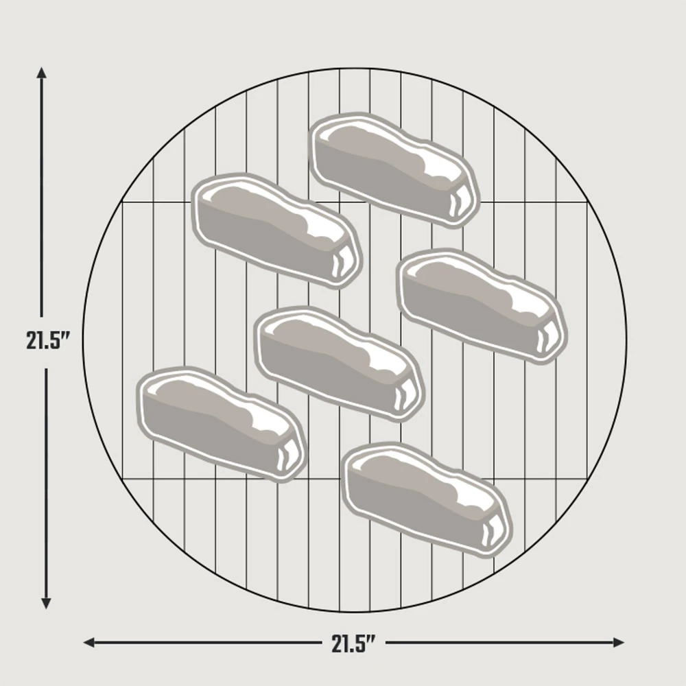 Oklahoma Joe's 21-Inch Blackjack Kettle Charcoal Grill 9 Oklahoma Joe's 21-Inch Blackjack Kettle Charcoal Grill - Image 7