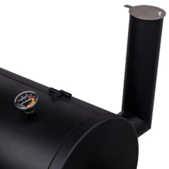 Oklahoma Joe's Anthem Series Longhorn Reverse Flow Offset Charcoal Smoker -Kitchen BBQ Sale Oklahoma Joes Anthem Series Longhorn Reverse Flow Offset Charcoal Smoker 21202124 Chimney