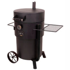 Oklahoma Joe's Bronco Pro Drum Charcoal Smoker - Black -Kitchen BBQ Sale Oklahoma Joes Bronco Pro Drum Charcoal Smoker Black 19202099 Angle