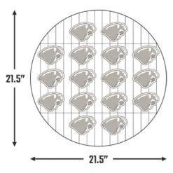 Oklahoma Joe's Bronco Pro Drum Charcoal Smoker - Black -Kitchen BBQ Sale Oklahoma Joes Bronco Pro Drum Charcoal Smoker Black 19202099 Cooking Grate Size