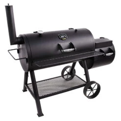 Oklahoma Joe's Longhorn Offset Charcoal Smoker -Kitchen BBQ Sale Oklahoma Joes Longhorn Offset Charcoal Smoker 13201747 50 Angle View