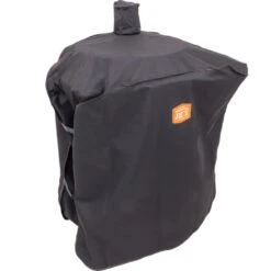 Oklahoma Joe's Premium Grill Cover For Bronco Pro Drum Charcoal Smoker - Fits Oklahoma Joe's Drum Smoker And Pro Drum Charcoal Smoker -Kitchen BBQ Sale Oklahoma Joes Premium Grill Cover for Bronco Drum Smokers 1756851P04 Angle