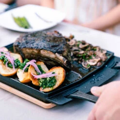 Ooni Dual-Sided Grizzler Plate 13 Ooni Dual-Sided Grizzler Plate -Kitchen BBQ Sale Ooni Dual Sided Grizzler Plate UU P0A000 Lifestyle