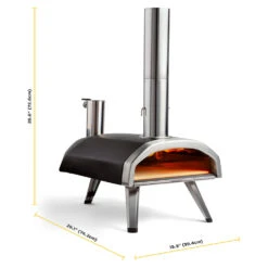 Ooni Fyra 12 Wood-Fired Pellet Powered Portable Outdoor Pizza Oven -Kitchen BBQ Sale Ooni Fyra 12 Wood Fired Pellet Powered Portable Outdoor Pizza Oven UU P0AD00 Size
