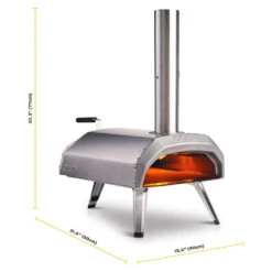 Ooni Karu 12 Multi-Fuel Powered Portable Outdoor Pizza Oven -Kitchen BBQ Sale Ooni Karu 12 Multi Fuel Powered Portable Outdoor Pizza Oven UU P0A100 Size