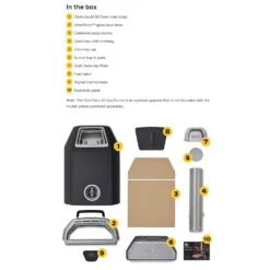 Ooni Karu 16 Multi-Fuel Powered Portable Outdoor Pizza Oven -Kitchen BBQ Sale Ooni Karu 16 Multi Fuel Powered Portable Outdoor Pizza Oven UU P0A100 Whats in the Box