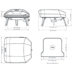 Ooni Koda 16 Propane Gas Powered Portable Outdoor Pizza Oven 15 Ooni Koda 16 Propane Gas Powered Portable Outdoor Pizza Oven -Kitchen BBQ Sale Ooni Koda 16 Propane Gas Powered Portable Outdoor Pizza Oven UU P0AB00 Spec Sheet
