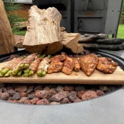 Oven Brothers The Original Bro Outdoor Wood Fired Pizza Oven Kit -Kitchen BBQ Sale Oven brothers original bro lifestyle view