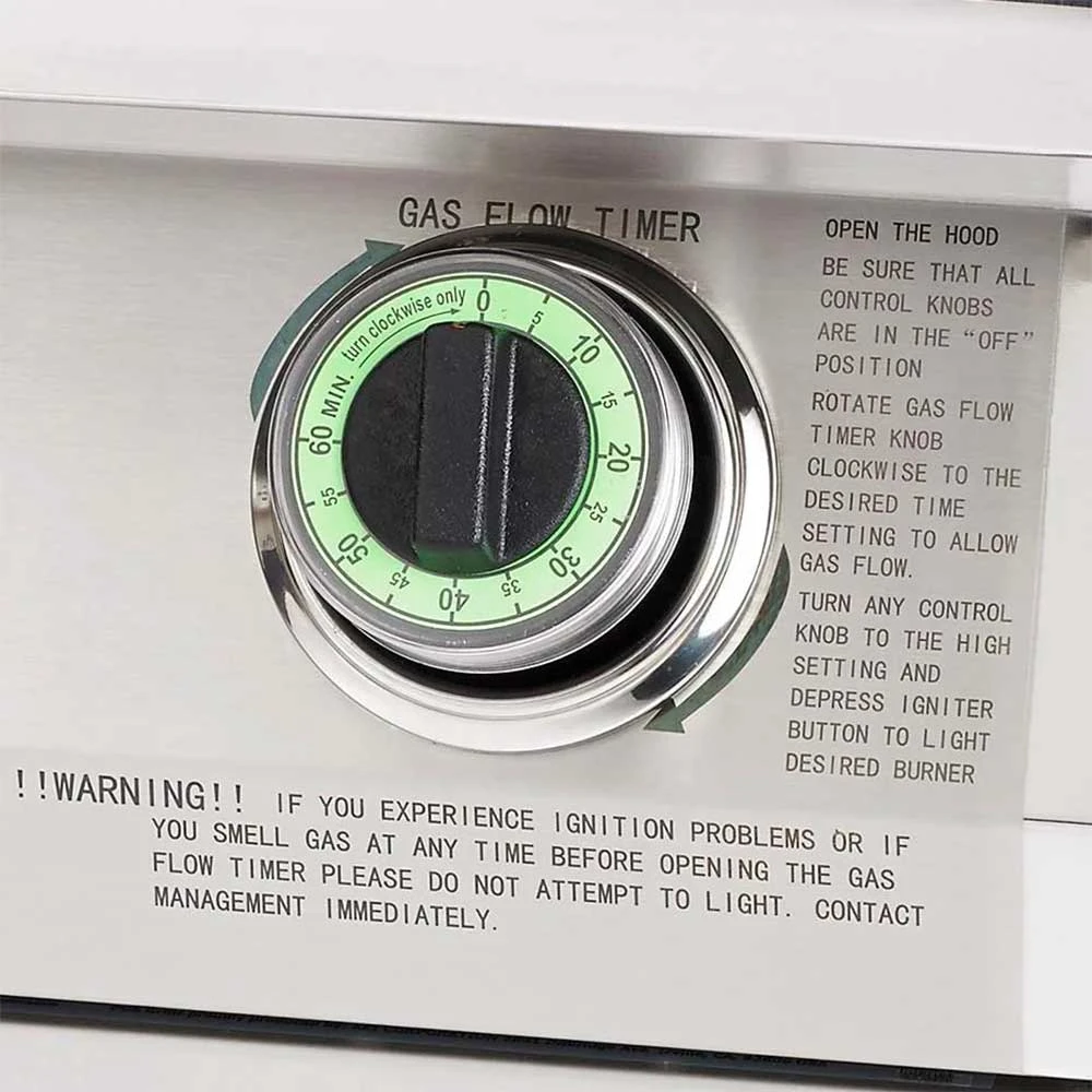 PGS T-Series Commercial 51-Inch Built-In Natural Gas Grill With Timer 5 PGS T-Series Commercial 51-Inch Built-In Natural Gas Grill With Timer - Image 3