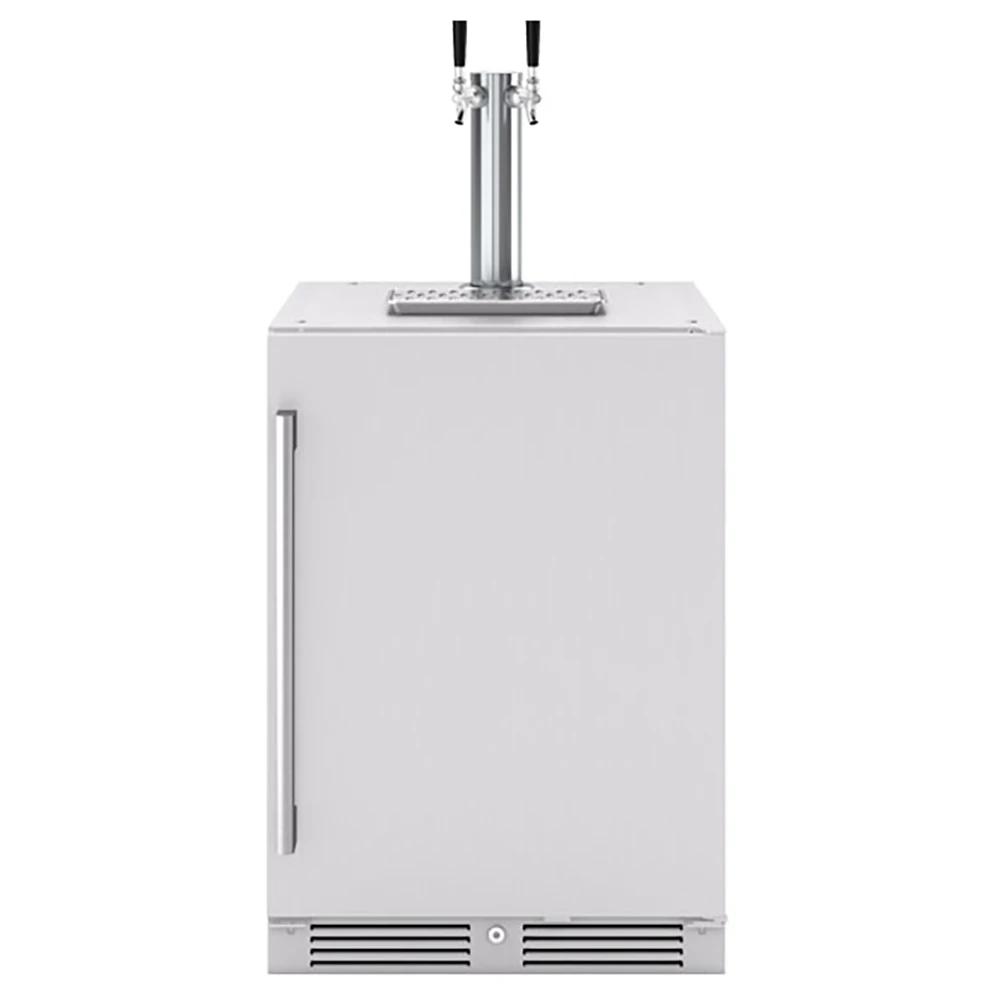 Zephyr Presrv 24-Inch 6 Cu. Ft. Reversible-Hinged Outdoor Rated Double Tap Kegerator With Locking Door 3 Zephyr Presrv 24-Inch 6 Cu. Ft. Reversible-Hinged Outdoor Rated Double Tap Kegerator With Locking Door