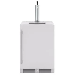 Zephyr Presrv 24-Inch 6 Cu. Ft. Reversible-Hinged Outdoor Rated Single Tap Kegerator With Locking Door