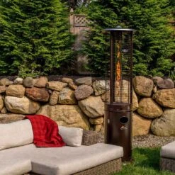 Paragon Outdoor Shine 32,000 BTU Propane Gas Flame Tower Portable Patio Heater - Stainless Steel -Kitchen BBQ Sale Paragon Outdoors Shine 32 000 BTU Propane Gas Flame Tower Portable Patio Heater Lifestyle