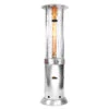 Paragon Outdoor Shine 32,000 BTU Propane Gas Flame Tower Portable Patio Heater - Stainless Steel