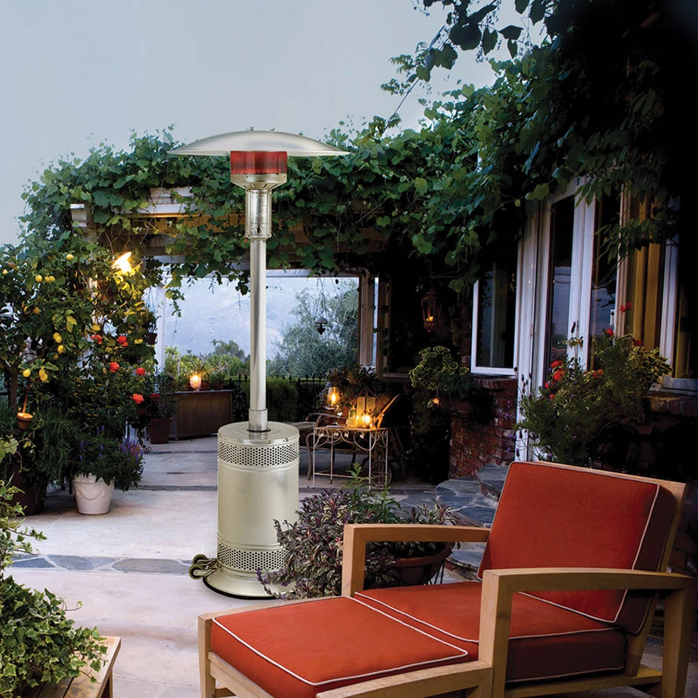 Patio Comfort 40,000 BTU Propane Gas Infrared Portable Patio Heater - Stainless Steel 6 Patio Comfort 40,000 BTU Propane Gas Infrared Portable Patio Heater - Stainless Steel - Image 4