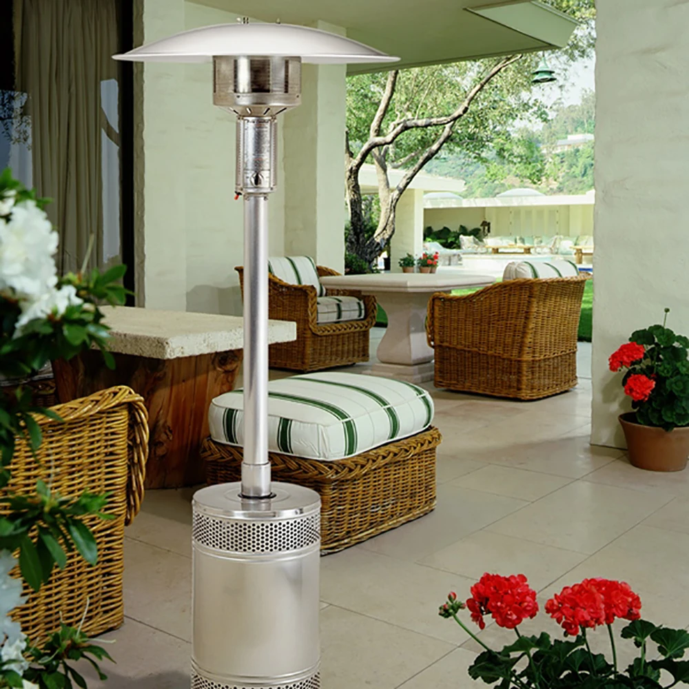 Patio Comfort 40,000 BTU Propane Gas Infrared Portable Patio Heater - Stainless Steel 4 Patio Comfort 40,000 BTU Propane Gas Infrared Portable Patio Heater - Stainless Steel - Image 2