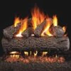 Peterson Real Fyre 18-Inch Post Oak Gas Logs (Logs Only - Burner Not Included) -Kitchen BBQ Sale Peterson Real Fyre PO 18 G4 18 20 18 Inch Post Oak Gas Log Set with Vented Natural Gas G4 Burner Match Light