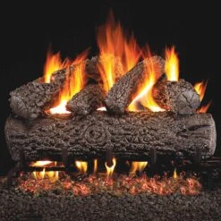 Peterson Real Fyre 18-Inch Post Oak Gas Logs (Logs Only - Burner Not Included)