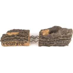 Peterson Real Fyre 18-Inch Post Oak Gas Logs (Logs Only - Burner Not Included) -Kitchen BBQ Sale Peterson Real Fyre PO 18 G4 18 20 18 Inch Post Oak Gas Log Set with Vented Natural Gas G4 Burner Match Light Steel Rod Reinforcement