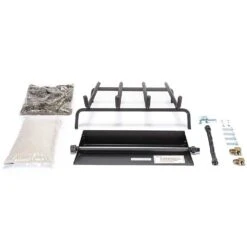 Peterson Real Fyre 24-Inch Post Oak Gas Log Set With Vented Natural Gas G4 Burner - Match Light -Kitchen BBQ Sale Peterson Real Fyre PO 24 G4 24 24 Inch Post Oak Gas Log Set with Vented Natural Gas G4 Burner Match Light Kit Includes